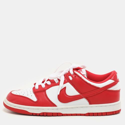 Nike University Red/White Leather SP St. John's Dunk Low Sneaker