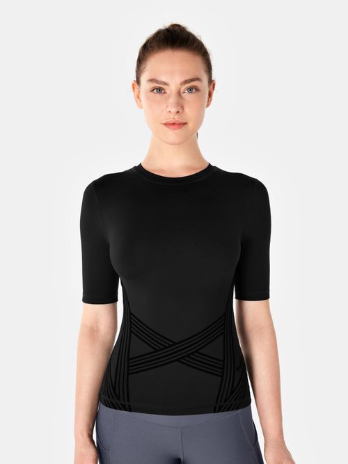 PowerBand Resistance Short Sleeve T-shirt - Black