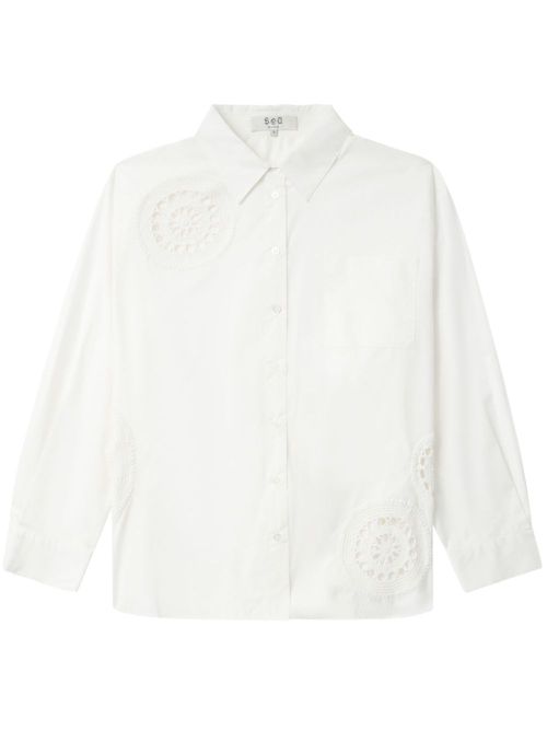 Joy cotton shirt - White