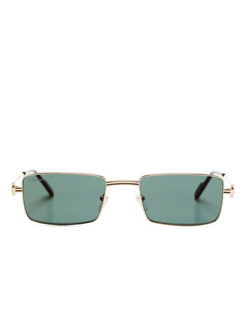 Rectangle-frame sunglasses - Gold