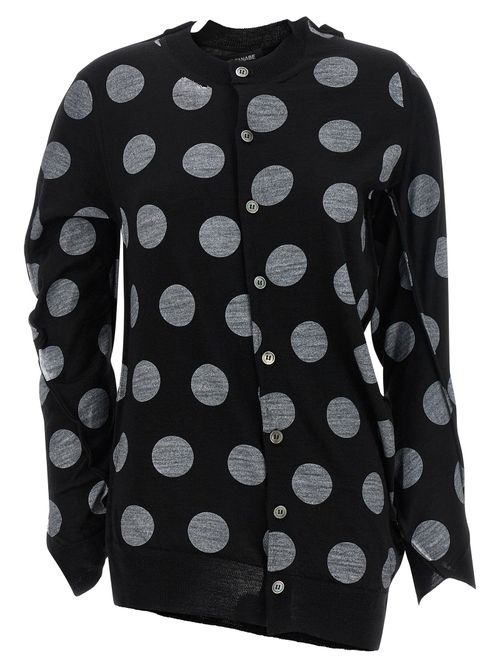 Polka Dot Maxi Cardigan
