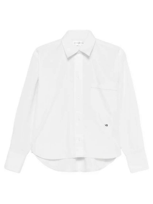 Vb Embroidery Cropped Shirt