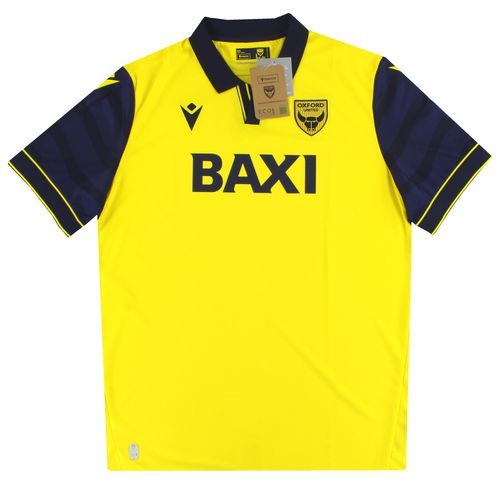 2025-26 Oxford United Macron Home Shirt *BNIB* - Oxford United / BNIB