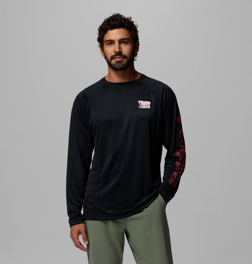 Men's Collegiate PFG Terminal Tackle  Long Sleeve Shirt - Oklahoma-