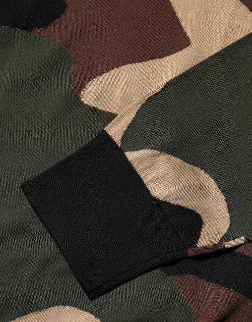 Multicolor Camouflage Sweater — Multicolor
