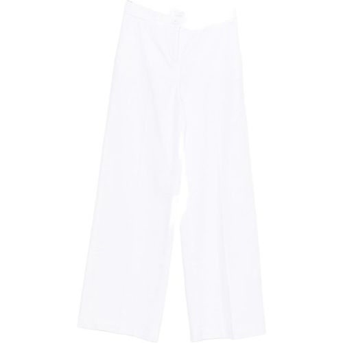 Via Masini 80 Cotton Wide Leg Trouser