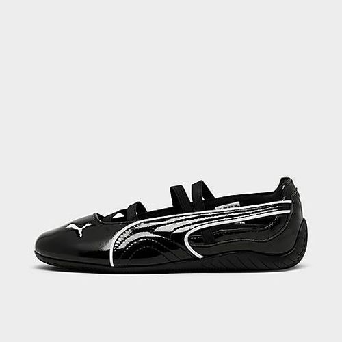 Women's Speedcat Ballet Shoes in Black Glossy