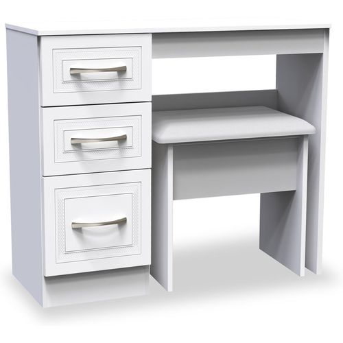 Killgarth Dressing Table Set | White & Oak Effect | Roseland
