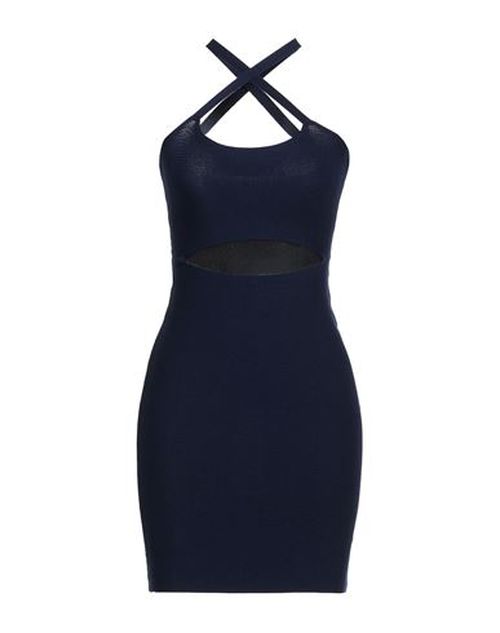 Woman Mini dress Navy Size ONESIZE Viscose, Polyester