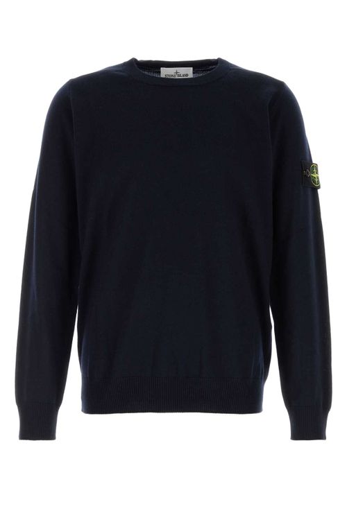 Neck Sweater — Navy