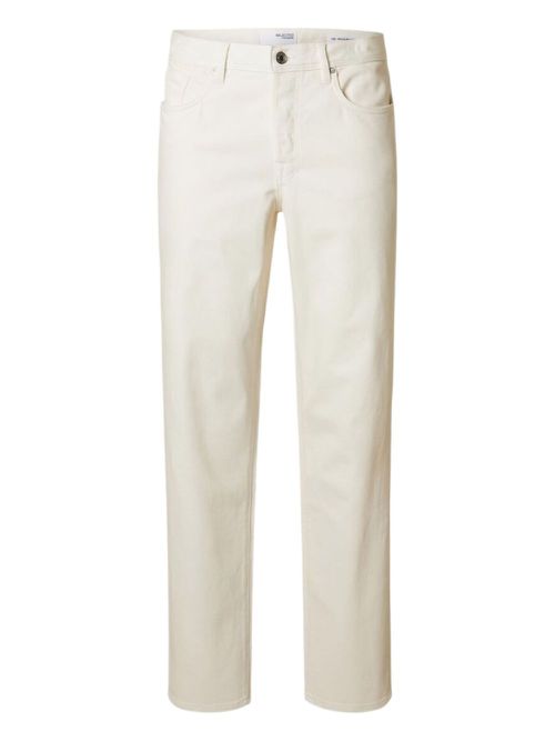 Selected Femme straight-leg jeans - White
