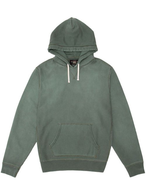 Cotton fleece hoodie - Green