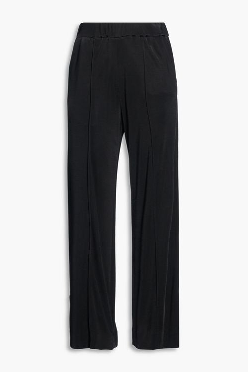 Satin-jersey track pants - Black - FR 32