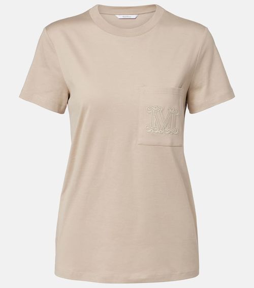 Embroidered cotton top