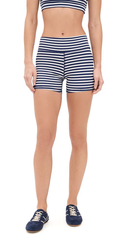 The Sparrow Shorts Navy Stripe