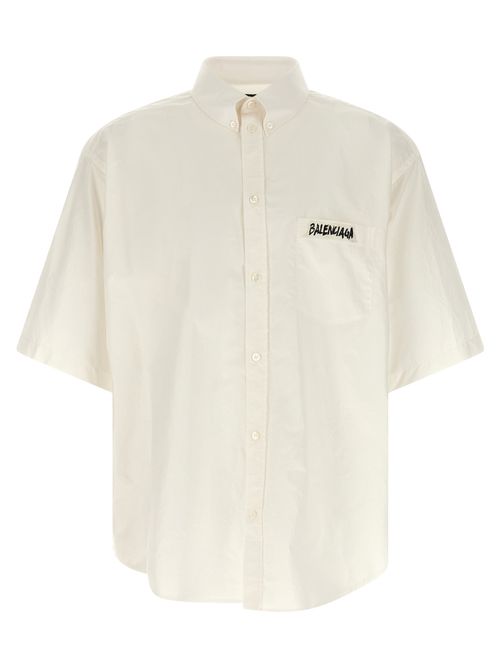 Cotton Poplin Shirt — White