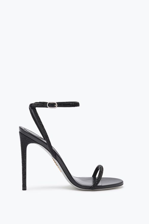 Ellabrita Crystal Black Sandal 105