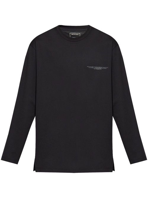 X Adidas logo-print T-shirt - Black