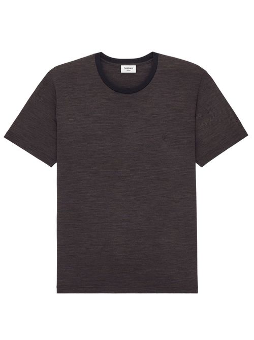 CASSANDRE T-shirt in Striped Wool