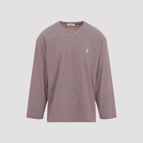 Men's Long-Sleeve Striped Cotton T-Shirt