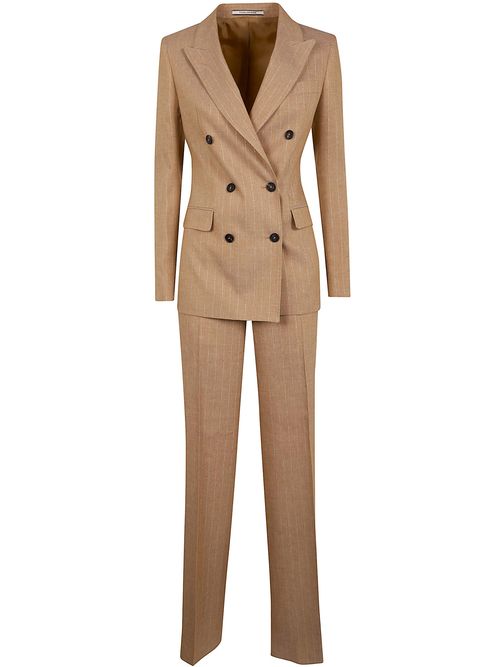 0205 Tagliatore Blazer Paris Double-Breasted Striped