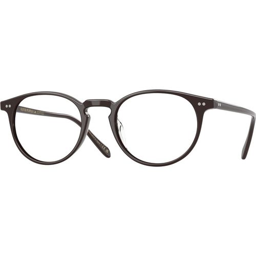 Oliver Peoples Unisex Oliver Peoples OV5004 RILEY-R 1772 Monturas ópticas Acetato Marrón Transparente Pantos Norma