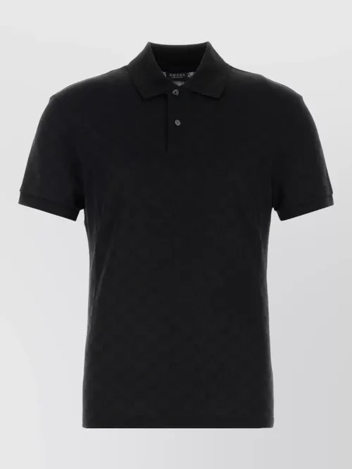 Gucci - jersey shirt polo collar short sleeve