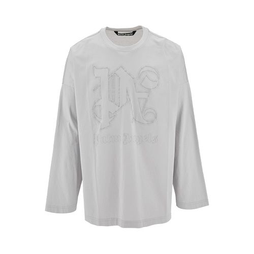 PALM ANGELS Monogram Statement oversized T-shirt Man XS