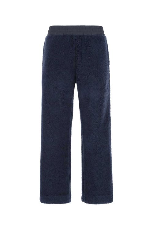 Teddy Knit Trousers — Navy