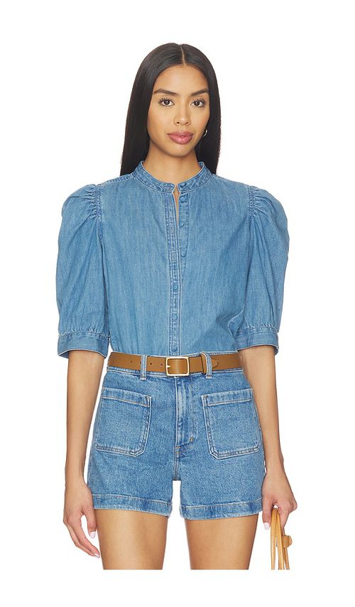 Madewell Tessa Top in Blue. - 00 also , 2, 4, 6, 8, 10, 12