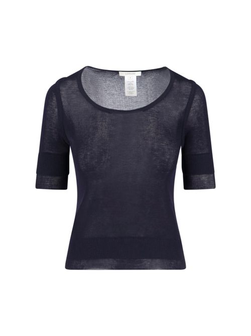 Viscose-Silk Jersey T-Shirt