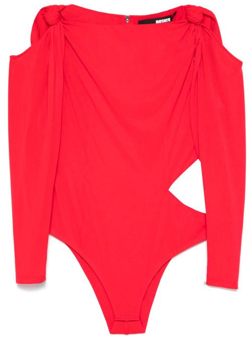 Knotted bodysuit - Red