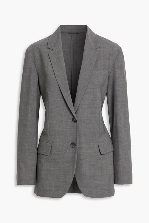 Wool-blend blazer - Gray - IT 40