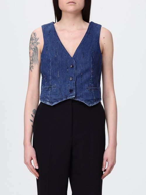 Waistcoat Woman color Denim