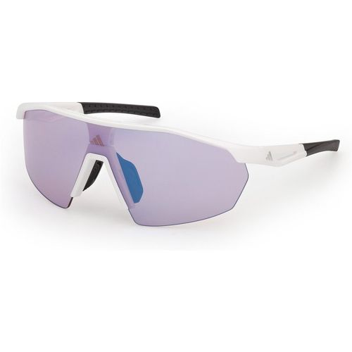 Adidas Sport Unisex Adidas Sport SP0116 ANEMOS LIGHT S 21X Gafas de sol Inyectado Blanco Azul Máscara Fotocromático