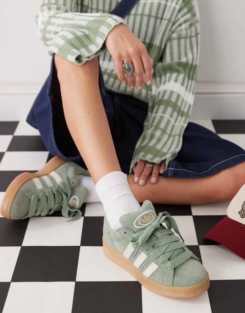 Adidas Originals Campus 00s sneakers in green-Gray