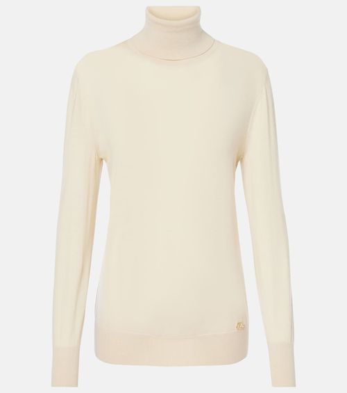 Cashmere and silk sweater
