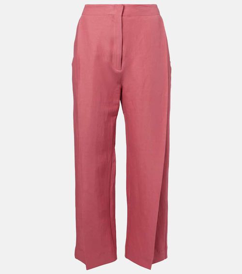 Santu linen and cotton-blend culottes
