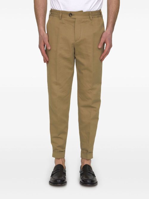 Cropped trousers - Neutrals