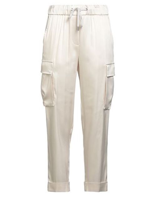 Woman Pants Ivory Size 4 Viscose, Acetate, Elastane