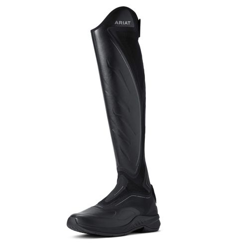 Men's Ascent Tall Riding Boots in Black, D Medium Width, Short Height, Regular Calf
