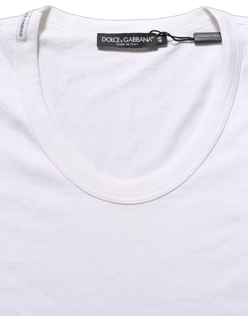 Cotton Crewneck T-Shirt — White
