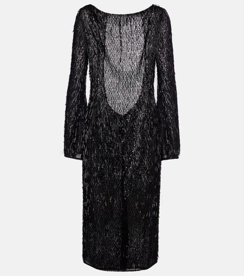 Sequined midi dress