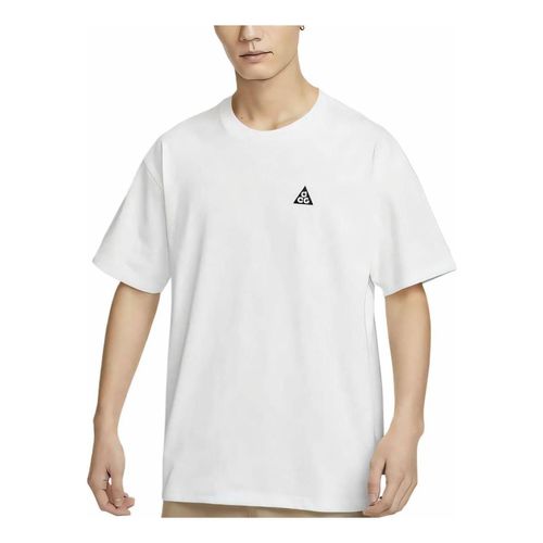 AS M ACG DF TEE M90 LBR+HBR TR T-Shirt Asia Sizing 'White Orange'