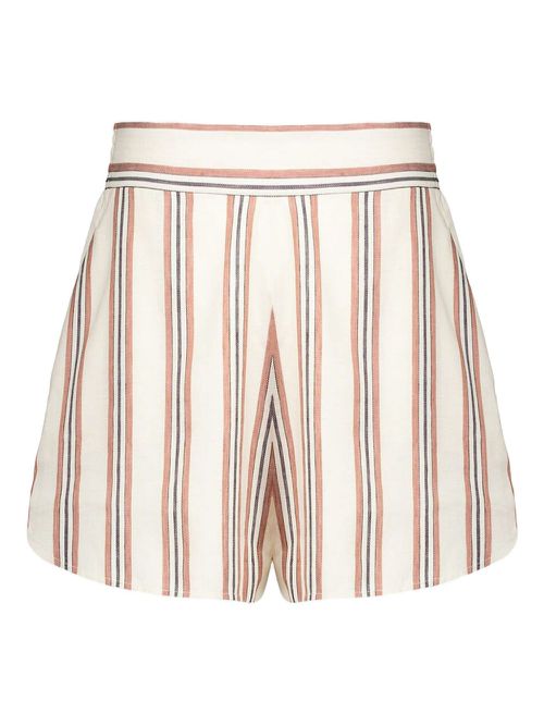 Striped shorts - Neutrals