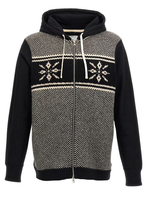 Jacquard Insert Hoodie
