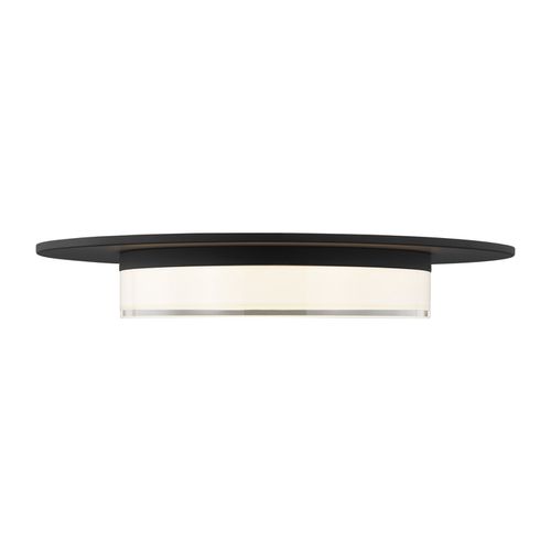 Sen 1-Light 2.60"H LED Flush Mount in Nightshade Black
