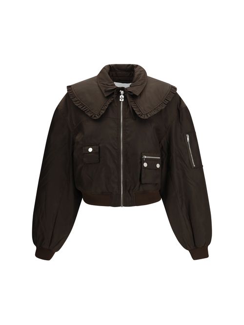 Bomber Jacket — Brown