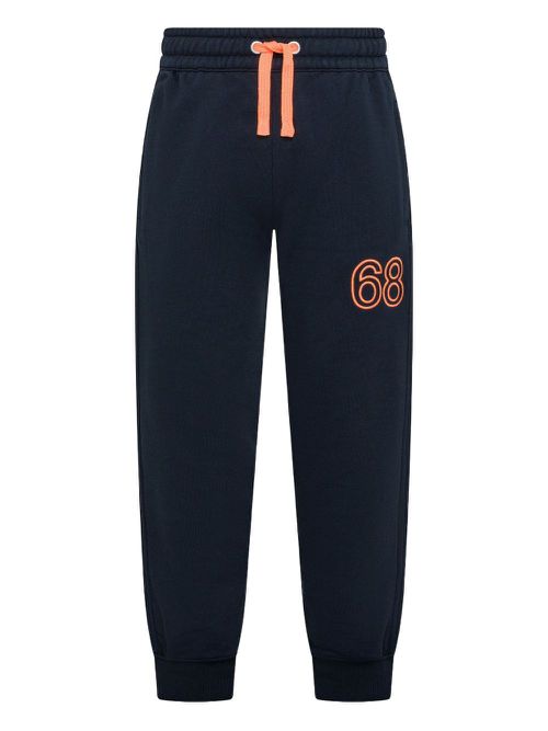 Cotton-blend track pants - Blue