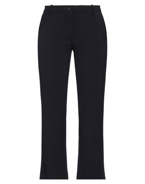 Woman Pants Navy Size L Polyester, Viscose, Elastane